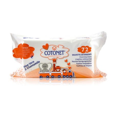 Servetele umede pentru copii Cotonet, 72 bucati - Sisma SPA