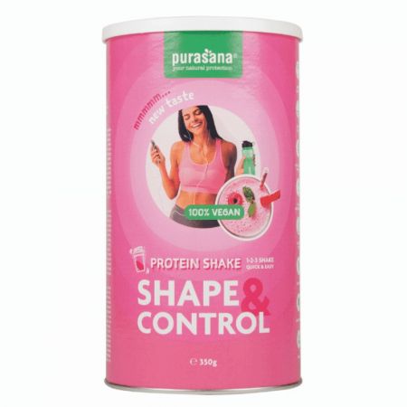 Shake proteic Bio pentru slabit cu superalimente, 350 g, Purasana