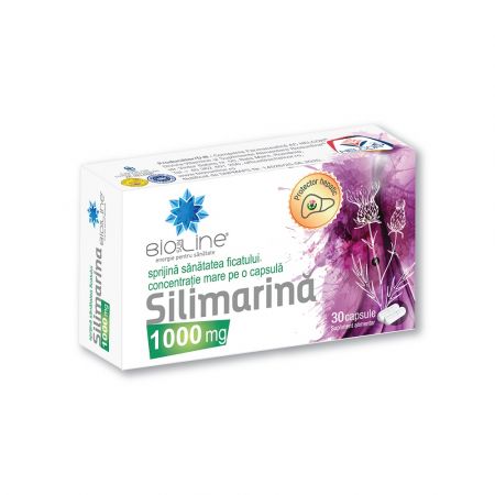 Silimarina 1000 mg, 30 capsule - Helcor