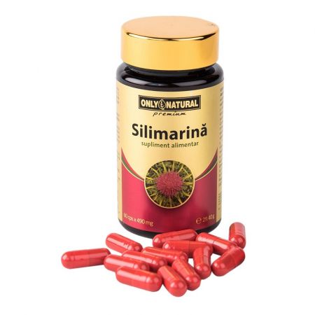 Silimarina, 490 mg, 60 capsule, Only Natural