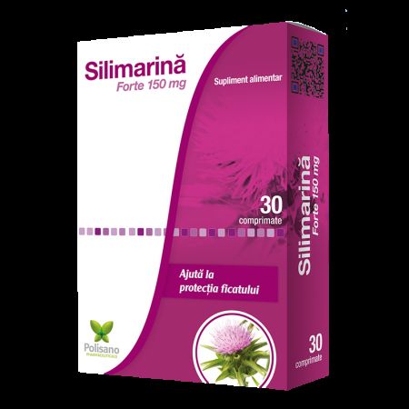 Silimarina Forte 150mg, 30 comprimate, Polisano Pharmaceuticals