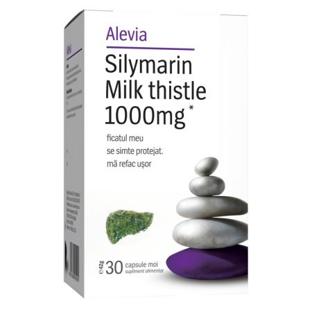 Silymarin Milk Thistle, 1000 mg, 30 capsule, Alevia