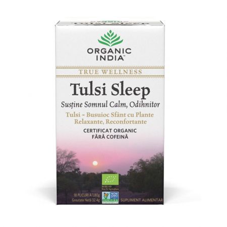 Tulsi Sleep Ceai Bio, 18 plicuri, Organic India