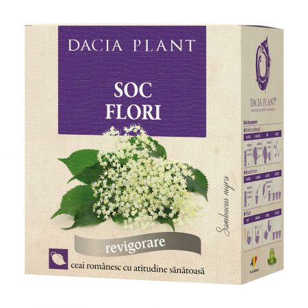 Ceai Flori de Soc, 50 g - Dacia Plant