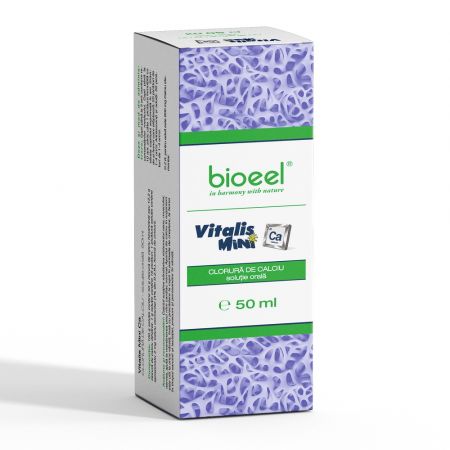 Solutie orala Clorura de calciu Vitalis Mini Ca, 50 ml, Bioeel