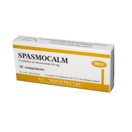 Spasmocalm MCC 40mg, 20 comprimate, Magistra