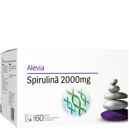 Spirulina 2000 mg, 60 plicuri, Alevia