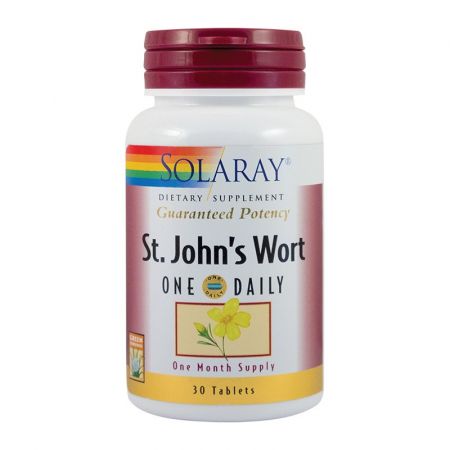 St John's Wort Sunatoare extract 900mg, 30 tablete, Solaray