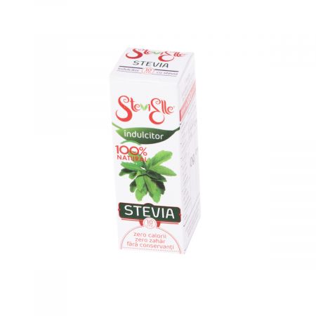 Indulcitor cu Stevia SteviElle, 10 ml, Hermes Natural