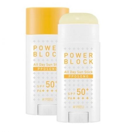Stick protectie solara SPF 50 Power Block, 15 g, Apieu