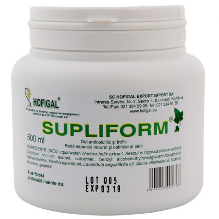 Gel intretinere corporala Supliform, 500 ml - Hofigal