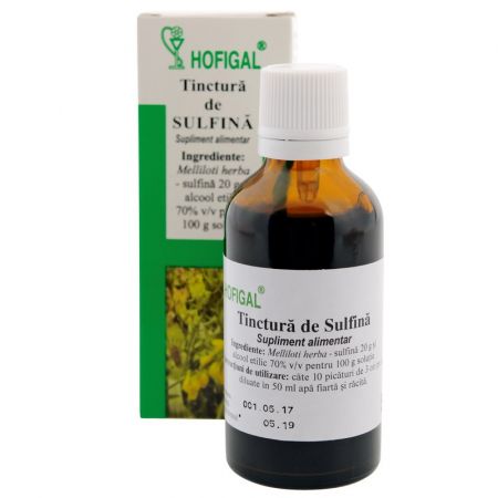 Tinctura de Sulfina, 50 ml, Hofigal