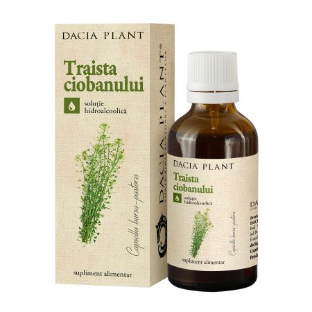 Tinctura de Traista Ciobanului, 50 ml - Dacia Plant