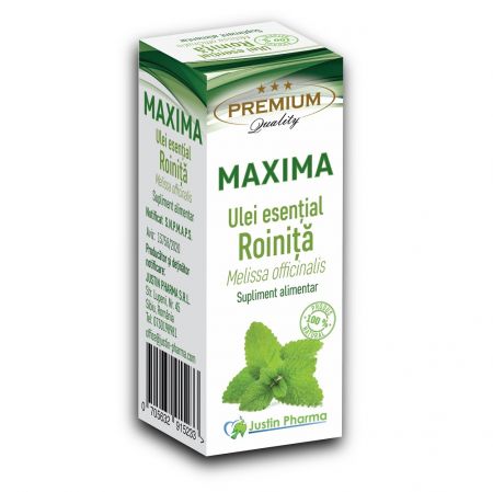 Ulei esential de roinita Maxima, 10 ml, Justin Pharma