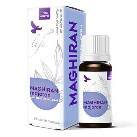 Ulei esential integral de Maghiran, 10 ml, Bionovativ