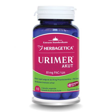 Urimer Akut, 10 capsule - Herbagetica