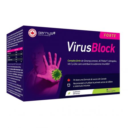 VirusBlock Forte, 20 capsule - Good Days Therapy