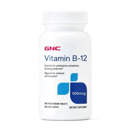 Vitamina B-12 500 mcg (099319), 100 tablete, GNC