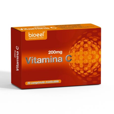 Vitamina C 200 mg, 20 comprimate, Bioeel