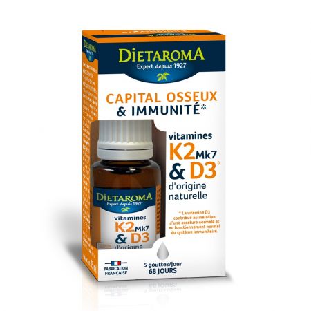 Vitamina K2 si D3, 15 ml, Laboratoires Dietaroma