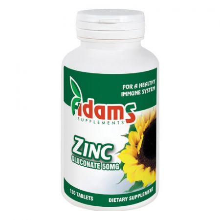 Zinc, 50 mg, 120 tablete, Adams Vision