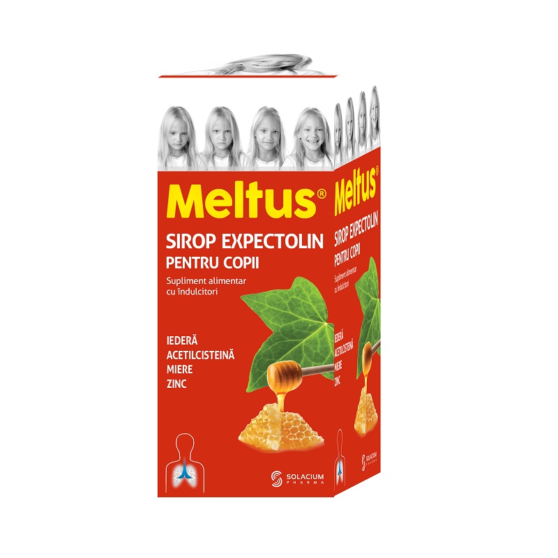 Sirop Expectolin pentru copii Meltus, 100 ml, Solacium Pharma