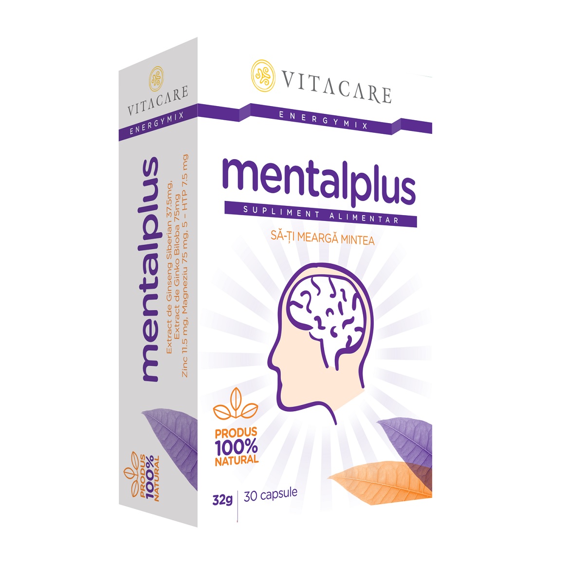 Mentalplus, 30 capsule, Vitacare