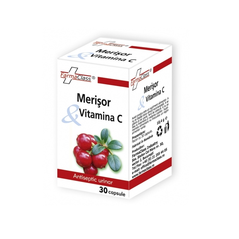 Merisor & Vitamina C, 30 capsule, FarmaClass