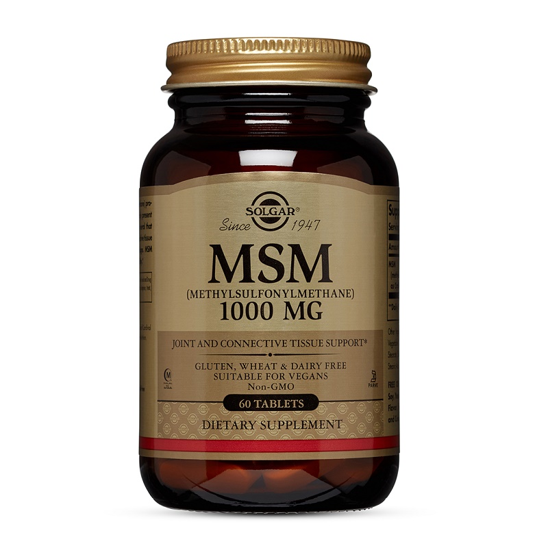 Complex Glucozamină MSM, 60 tablete, Solgar : Farmacia Tei
