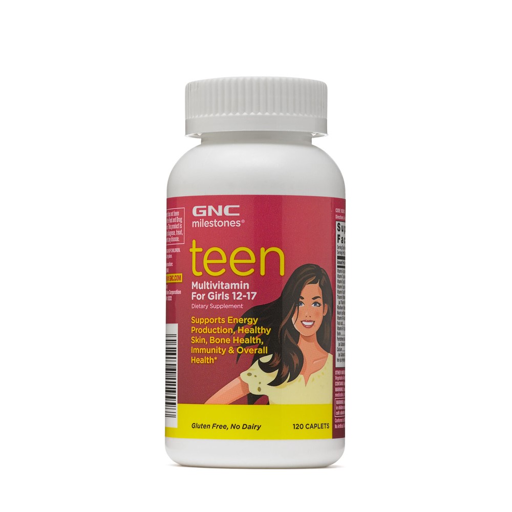 Multivitamine pentru fete intre 12-17 ani Teen Milestones (102612), 120 tablete, GNC