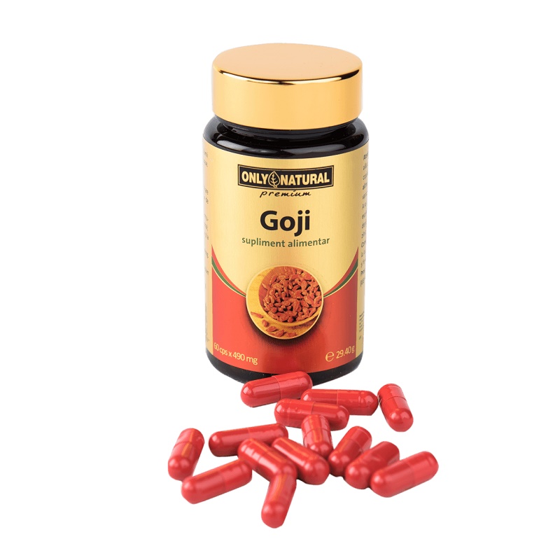 Goji 490mg, 60 capsule, Only Natural