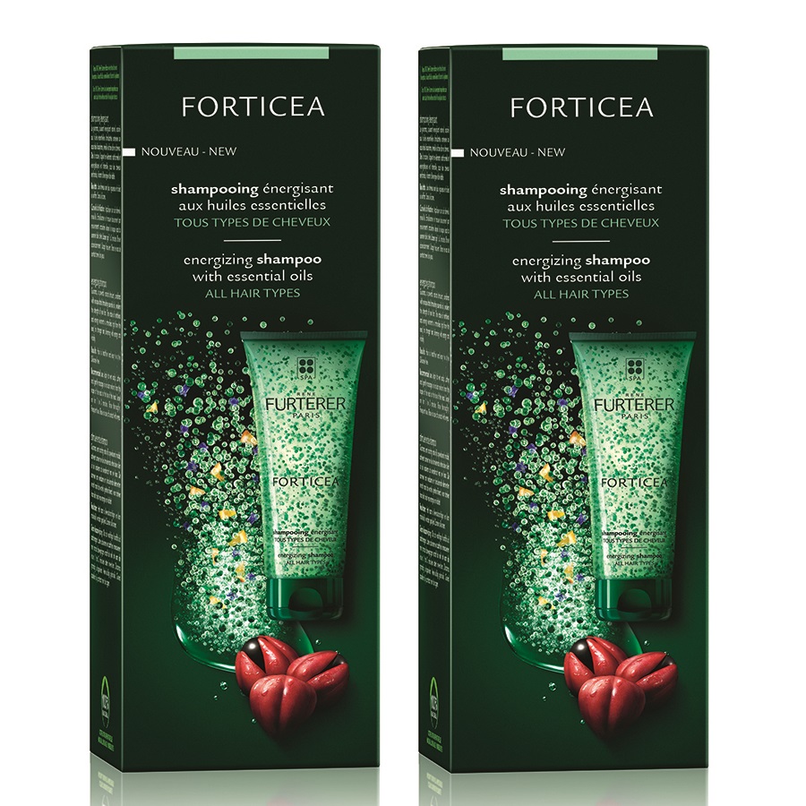 Pachet Sampon fortifiant pentru toate tipurile de par Forticea, 200 ml + 200 ml, Rene Furterer