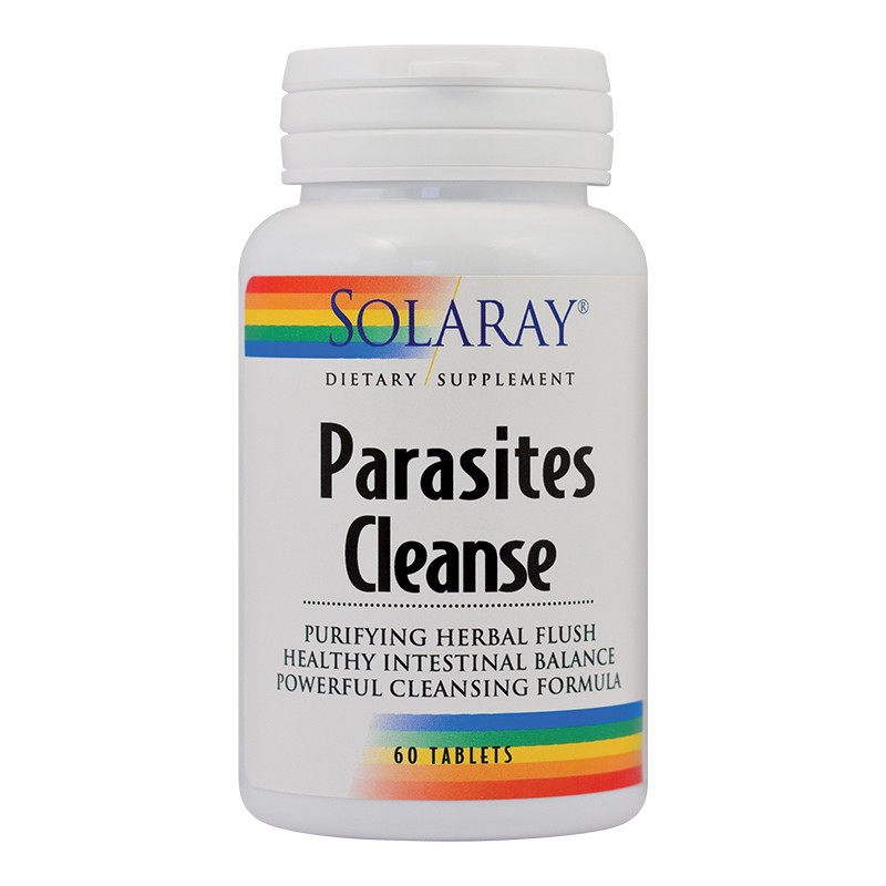Parasites Cleanse Solaray, 60 tablete, Secom : Farmacia Tei online