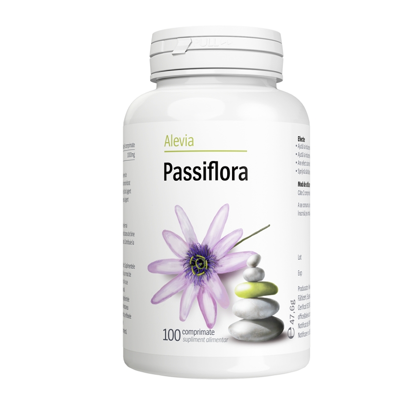 Passiflora, 100 comprimate, Alevia
