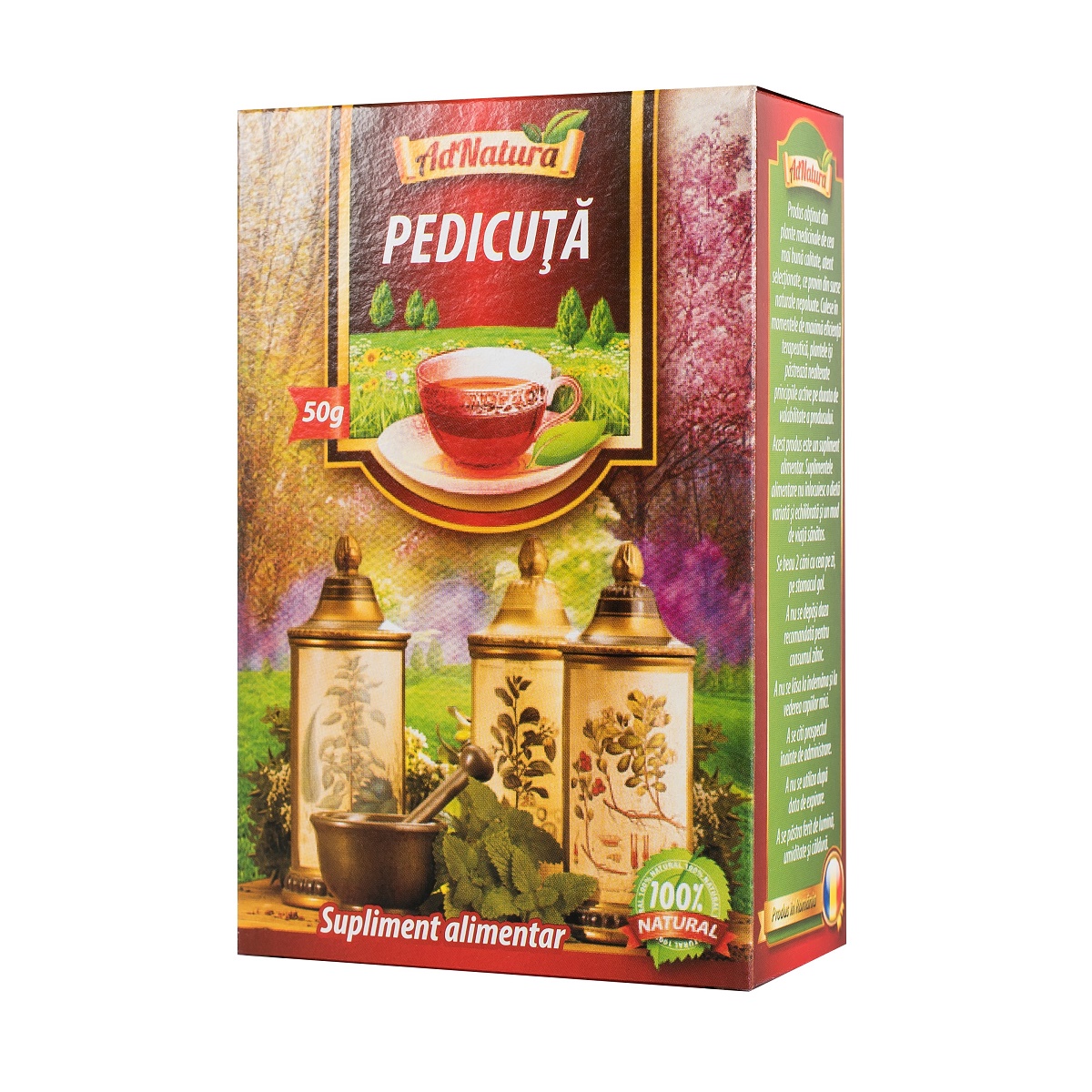 Ceai de pedicuta, 50 g, AdNatura