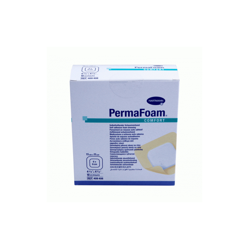 Pansament Permafoam Comfort, 11 x 11 cm (4094080), 10 bucati, Hartmann