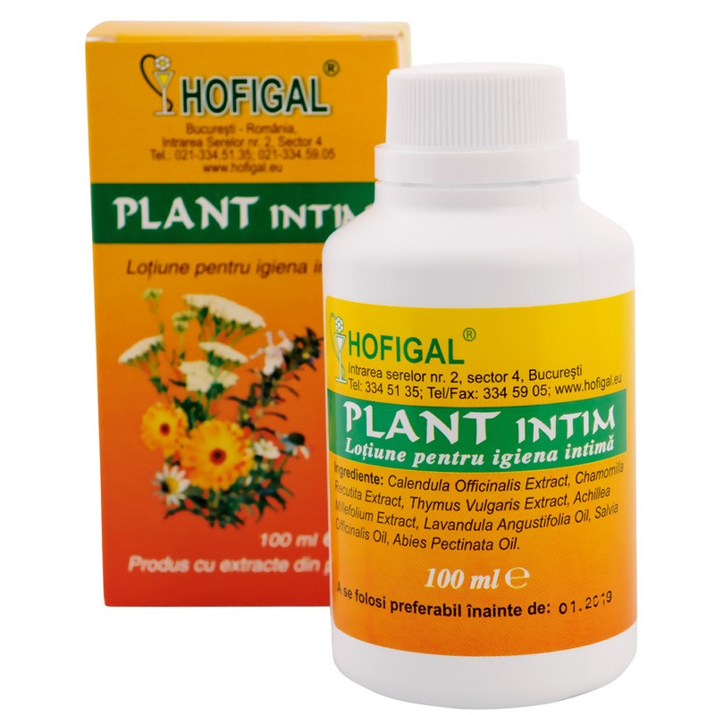 Lotiune pentru igiena intima Plant Intim, 100 ml, Hofigal
