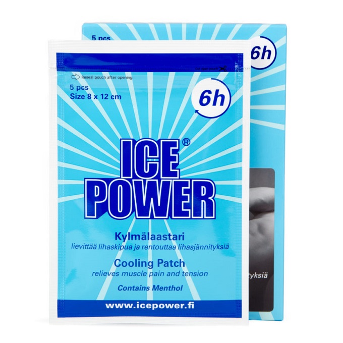 Plasturi cu efect de racire Ice Power Cooling, 5 bucati, Fysioline 
