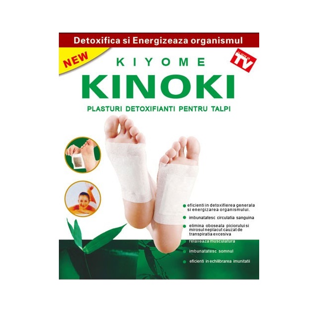 Plasturi Kinoki pentru detoxifiere picioare • Dr. Helen