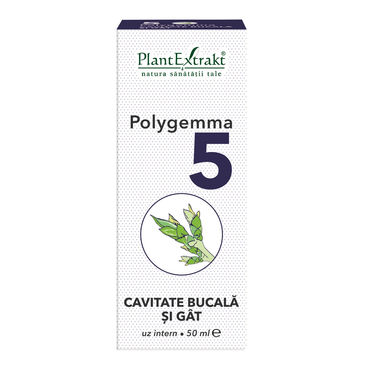 Polygemma 5, Cavitate bucala si Gat, 50 ml, Plant Extrakt