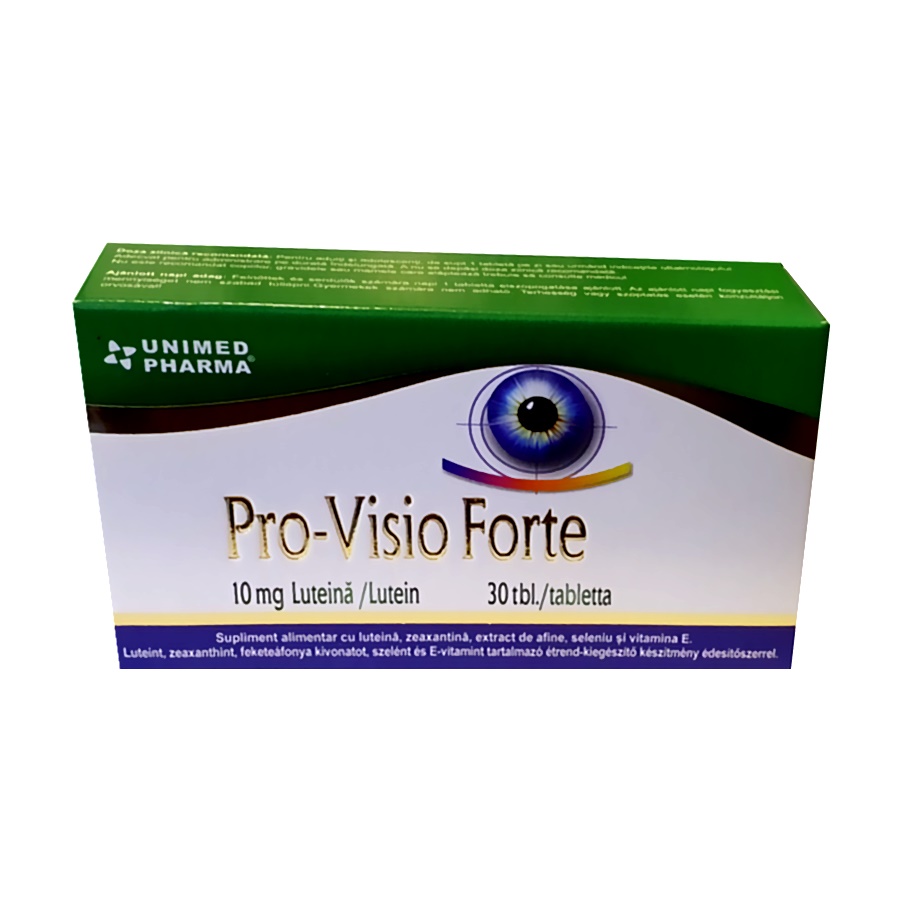 Pro-Visio Forte 10mg luteina, 30 tablete, Unimed Pharma
