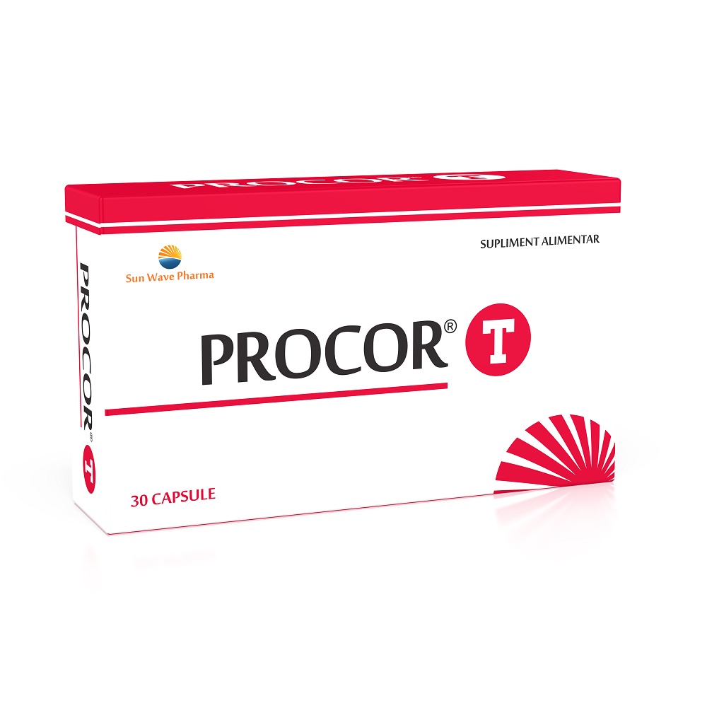 Procor T, Sun Wave Pharma, 30 cps | bracelet.ro