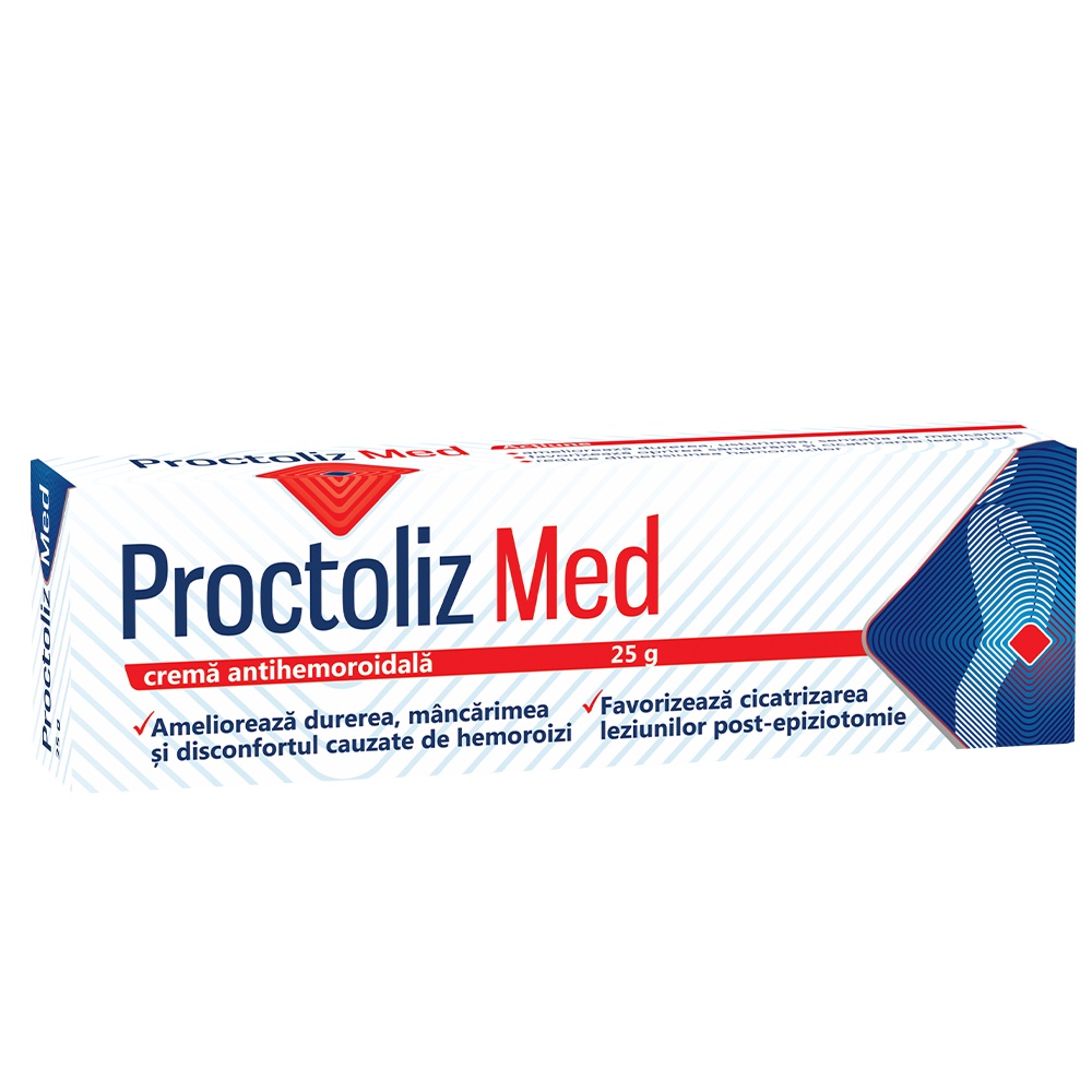Crema antihemoroidala Proctoliz Med, 25 g, Look Ahead