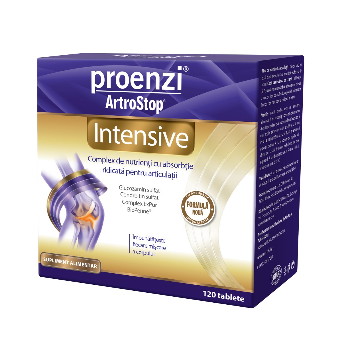 Proenzi Artrostop Intensive, 120 tablete, Walmark