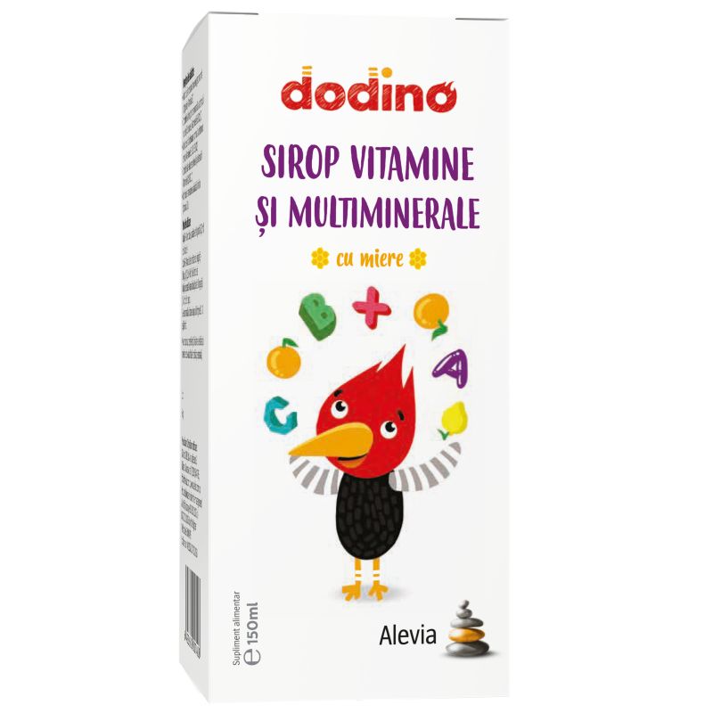 Sirop vitamine si multiminerale Dodino, 150 ml, Alevia
