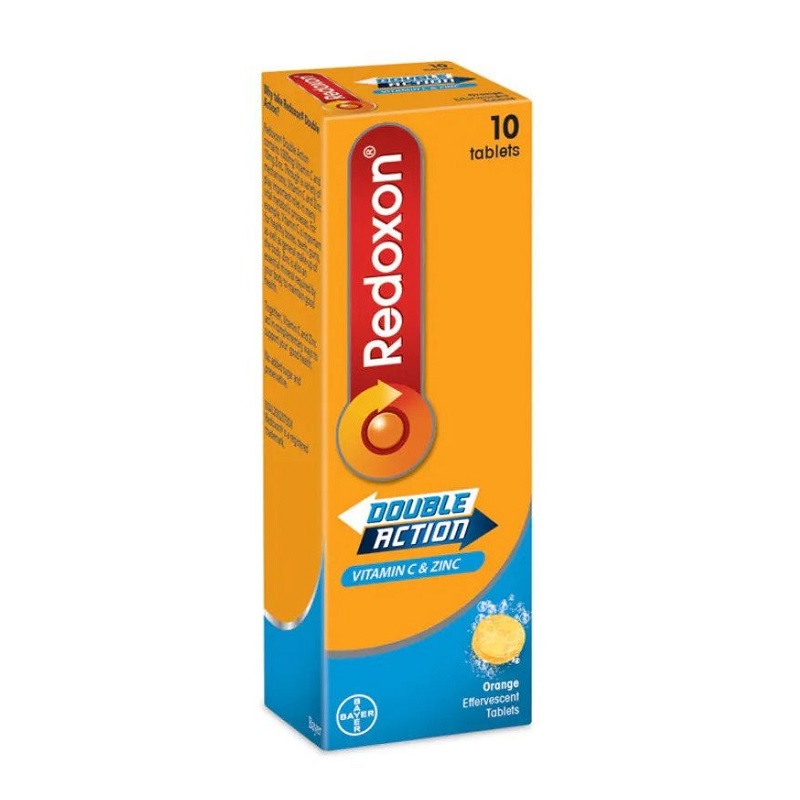 Redoxon Double Action Vit C si Zn, 10 comprimate, Bayer