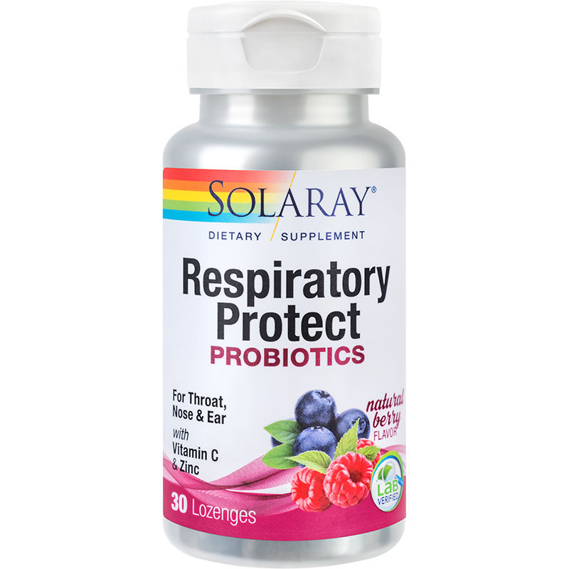 Respiratory Protect Probiotics Solaray, 30 comprimate, Secom