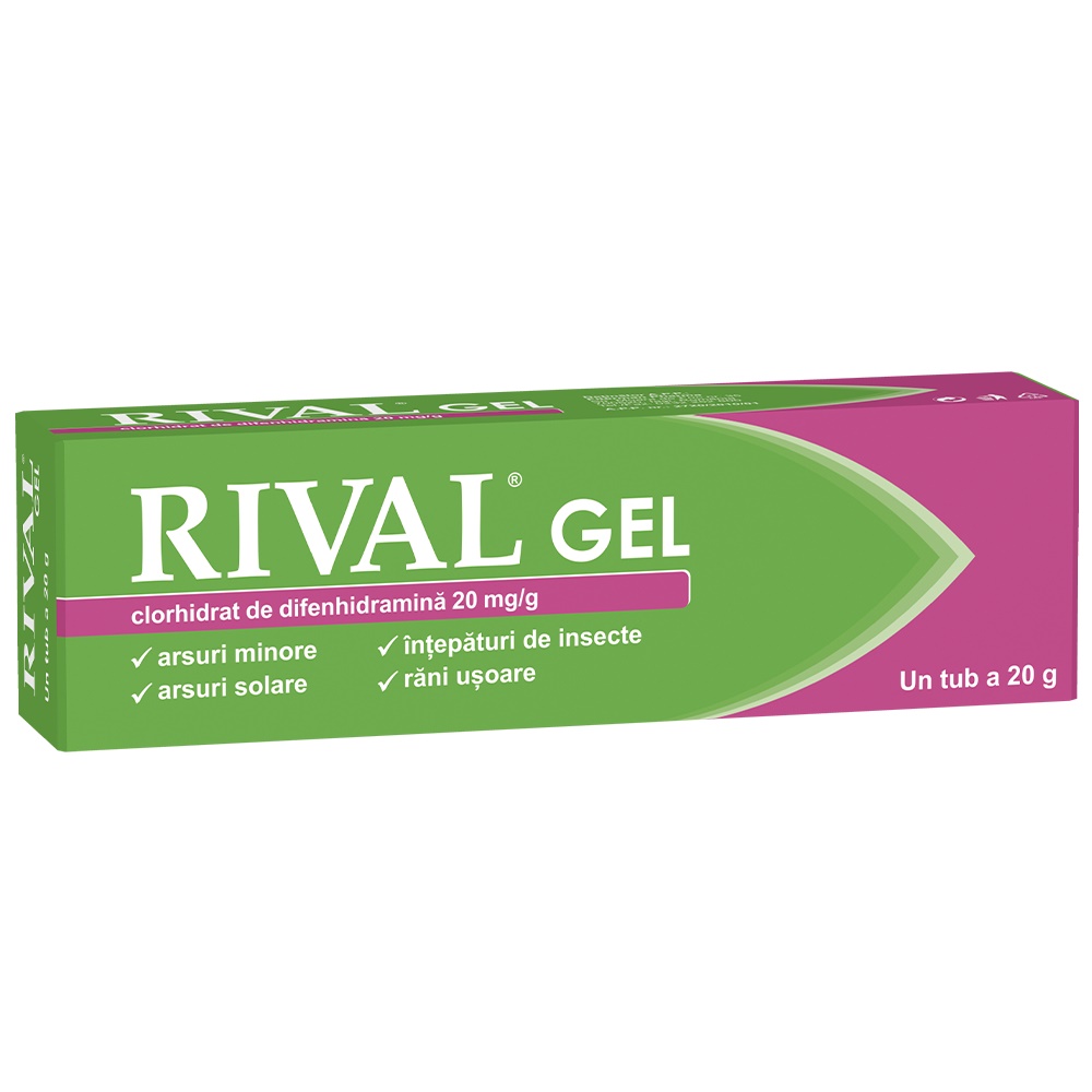 Rival gel, 20 mg/g, 20 g, Fiterman Pharma