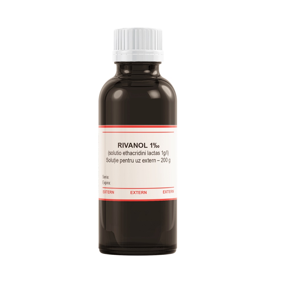Rivanol solutie, 200 g, Bioeel