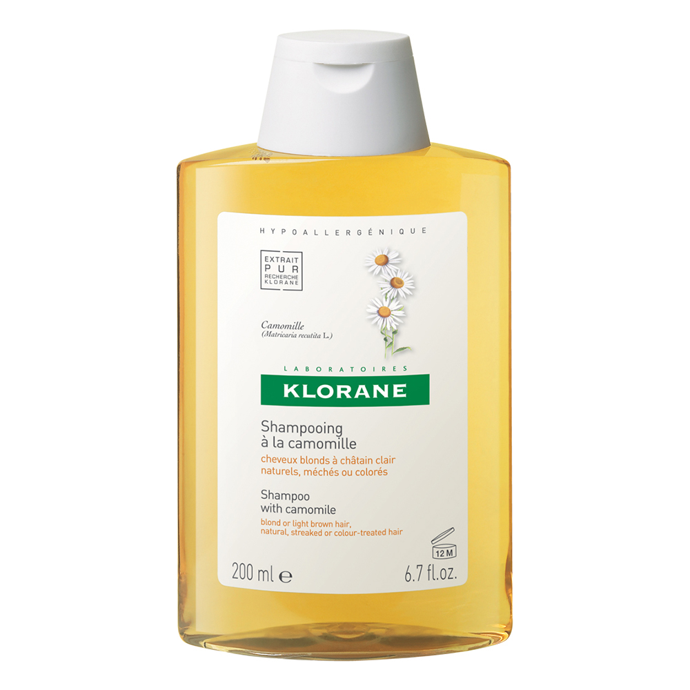 Șampon cu extract de mușețel pentru păr blond, 200 ml, Klorane